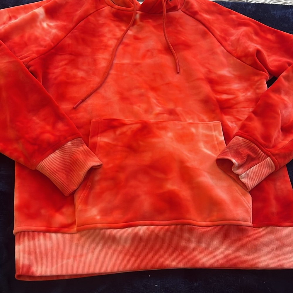 Ruby Red Velvet Hoodie - Picture 3 of 8